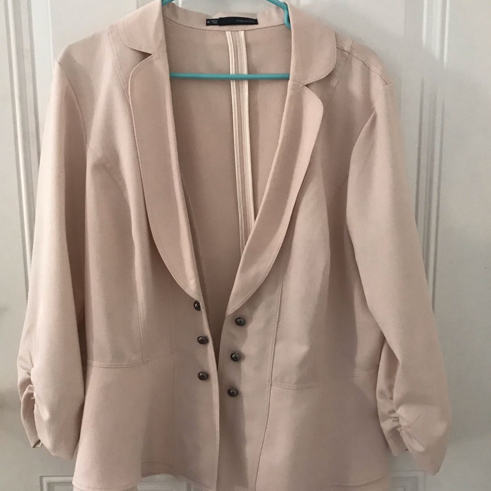 Blush blazer